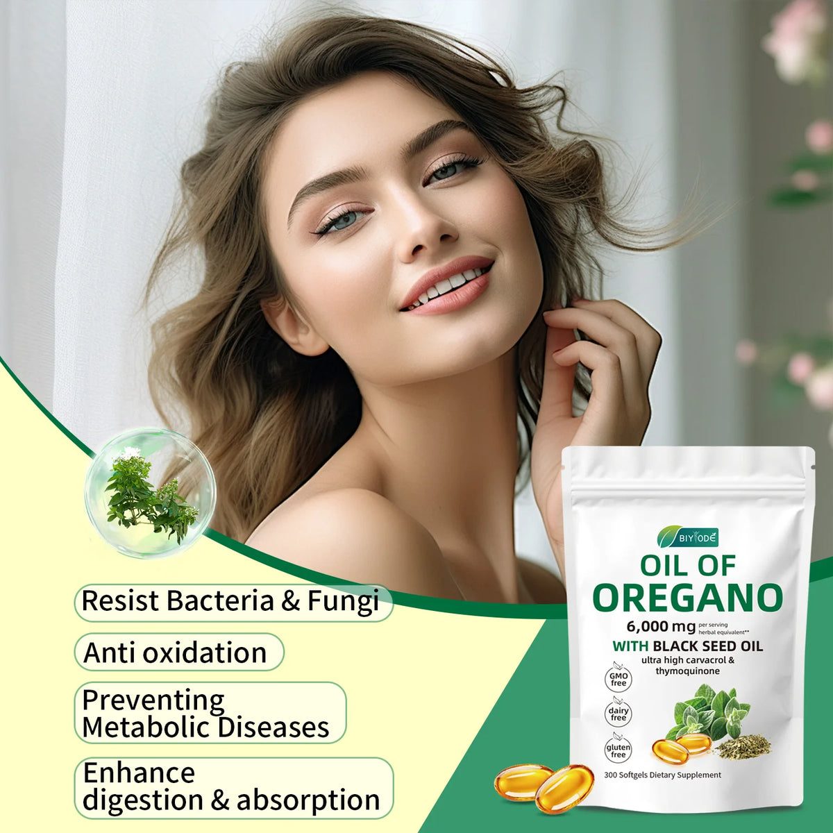 Oil Of Oregano Natural Oxidants For Anti Inflammation and Bloating