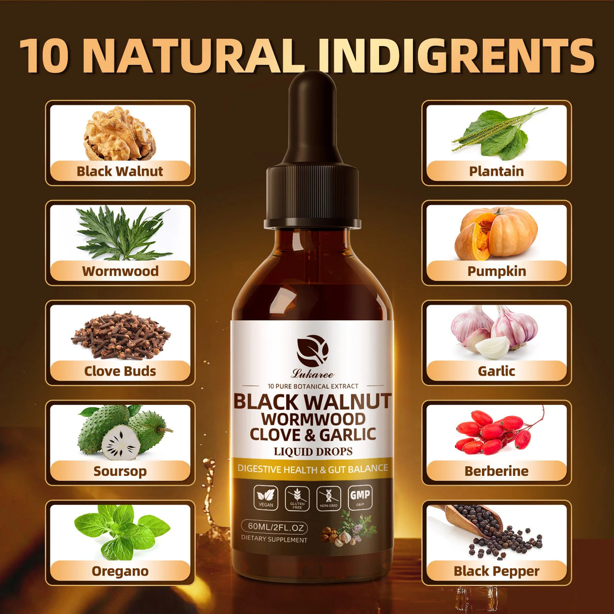 Vegan Bloat-Free Gut Reset Drops