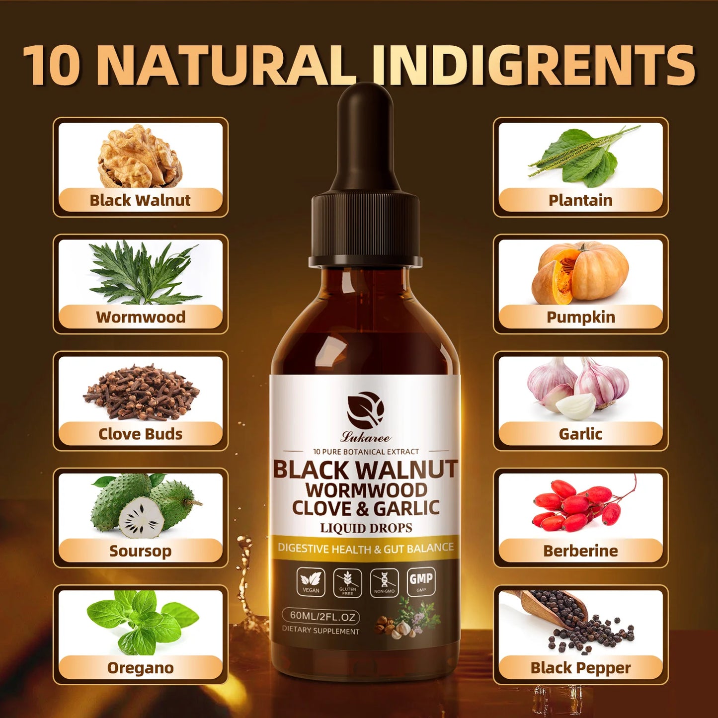 Vegan Bloat-Free Gut Reset Drops