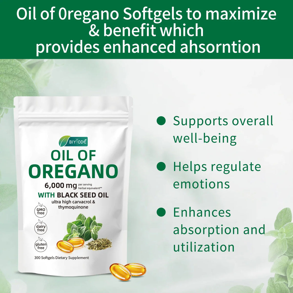 Oil Of Oregano Natural Oxidants For Anti Inflammation and Bloating