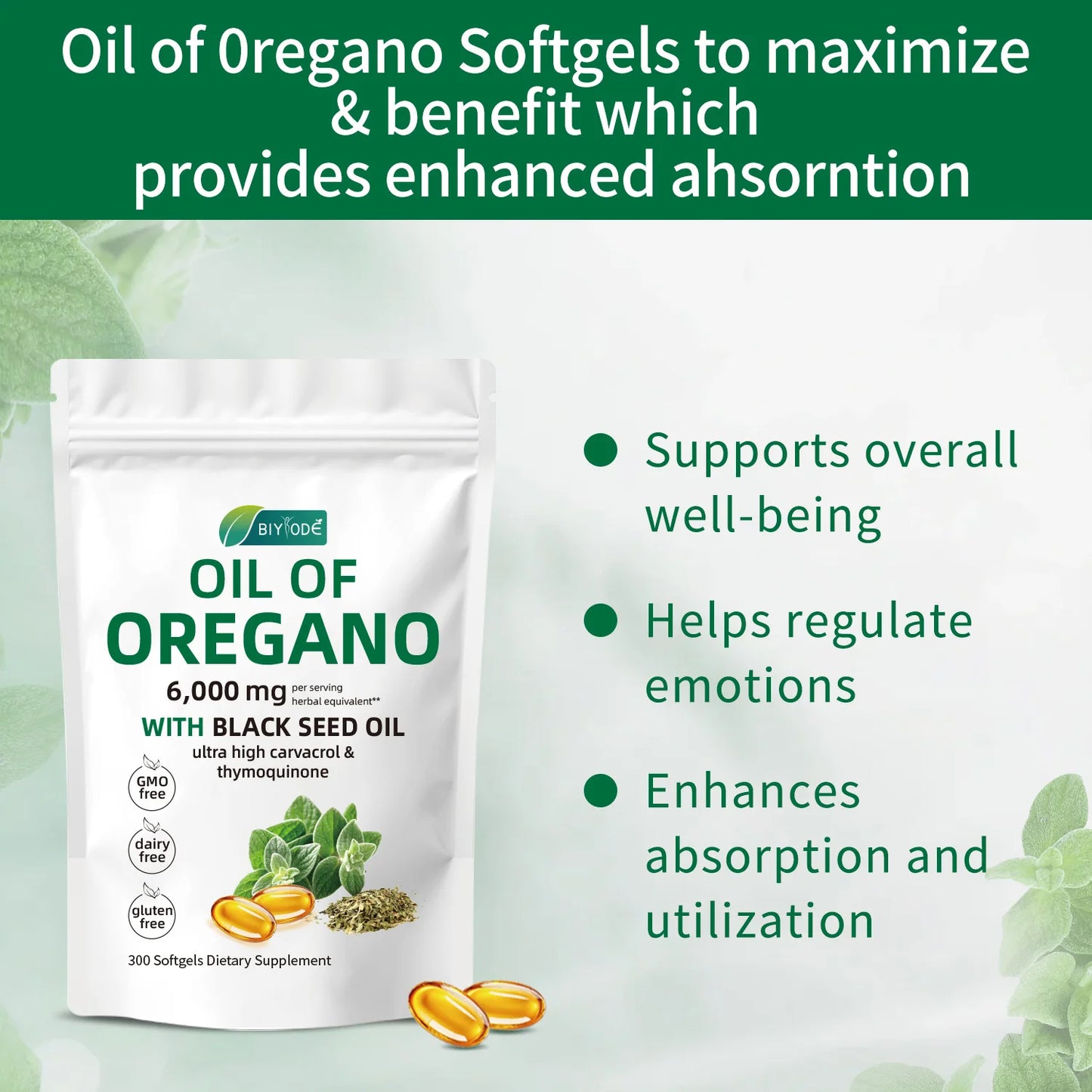 Oil Of Oregano Natural Oxidants For Anti Inflammation and Bloating