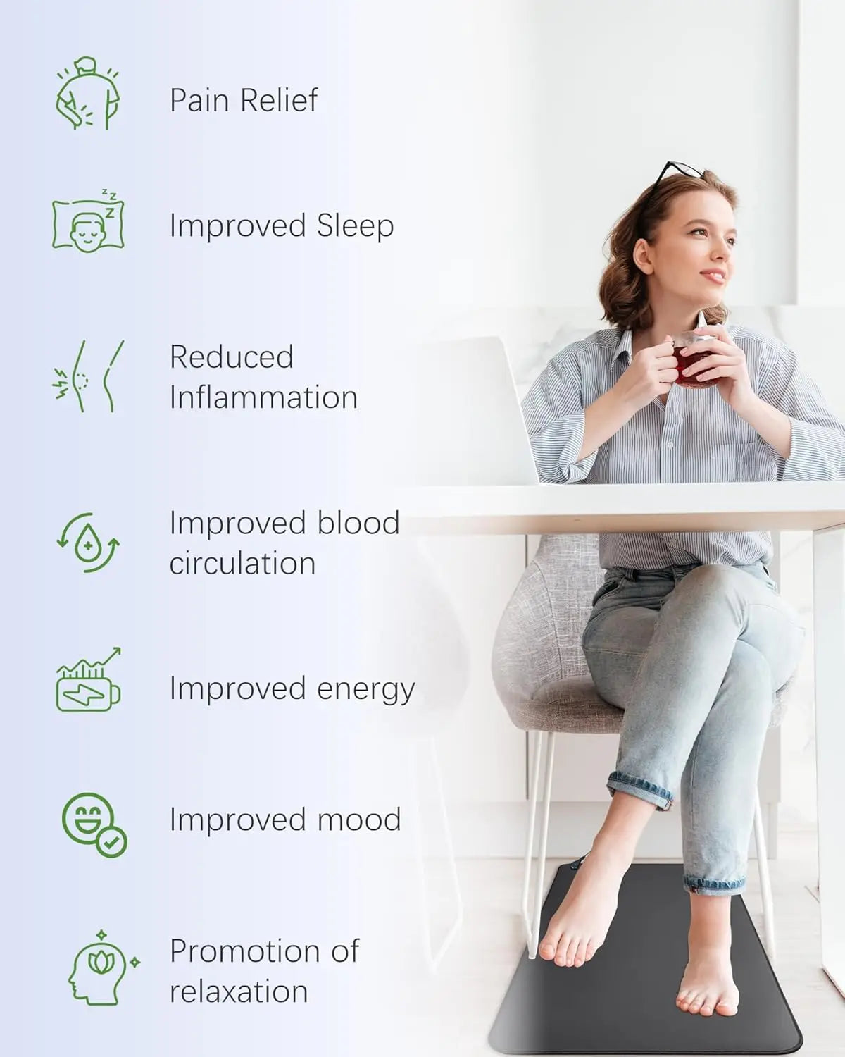 Muscle and Joint Pain Relief Grounding Mat
