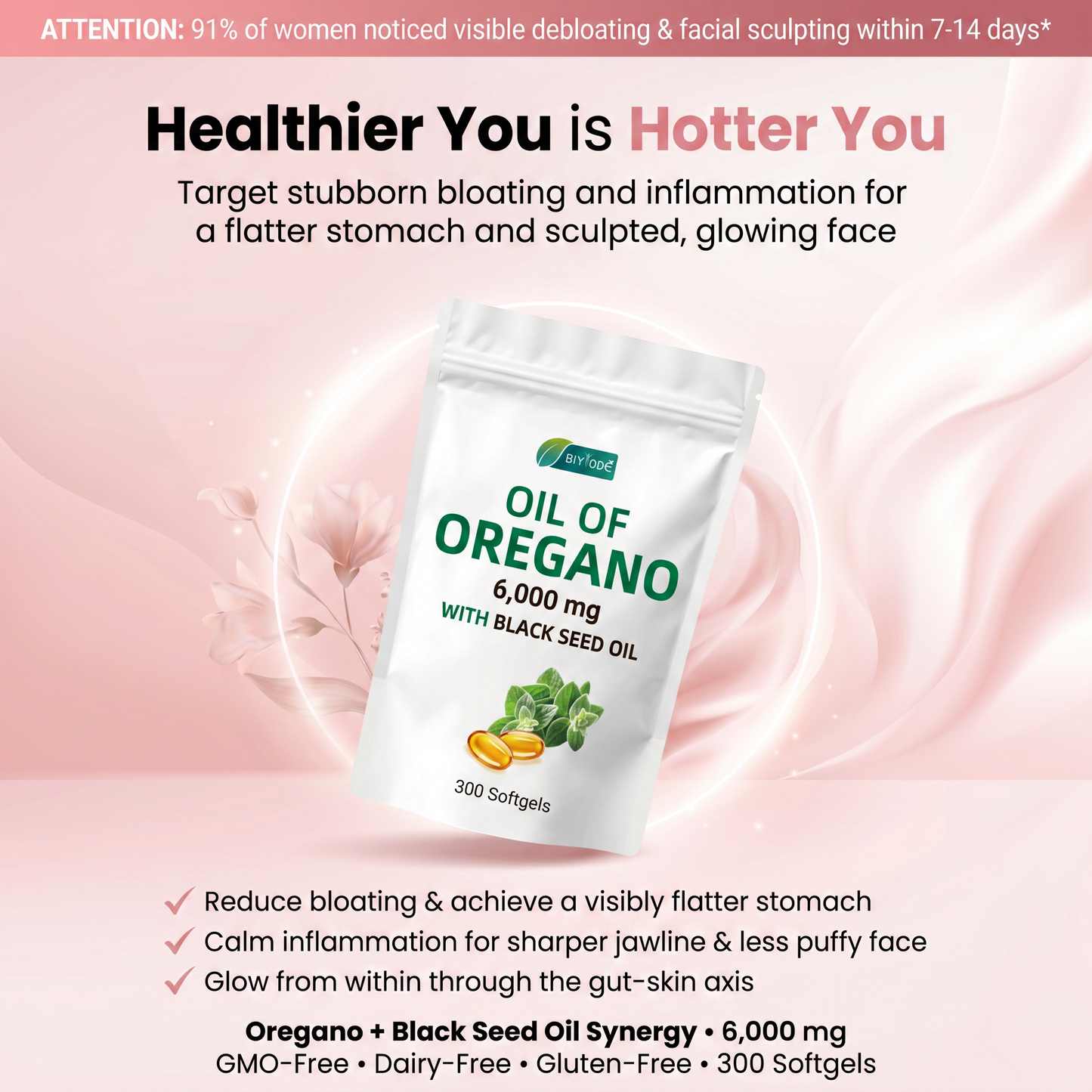 Oil Of Oregano Natural Oxidants For Anti Inflammation and Bloating